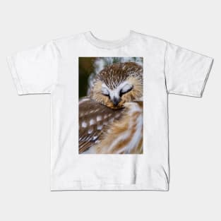 Northern Saw Whet Owl - Ottawa, Canada Kids T-Shirt